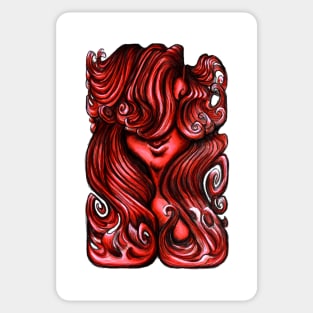 Luscious Locks - Cherry Tomato Red Sticker